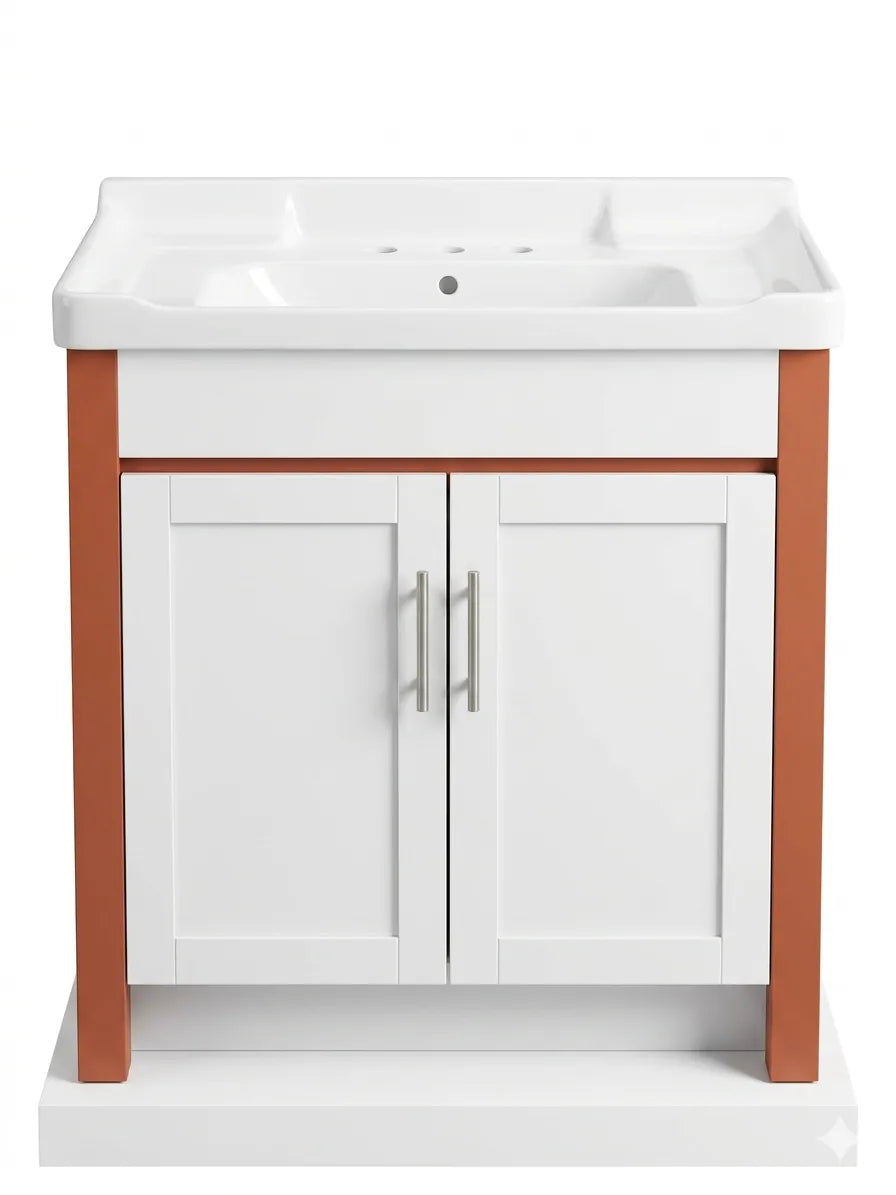18"x32" Flooring Pvc Vanity