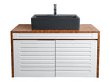 18x32 Wall Hang  Pvc Vanity with Art Bowl