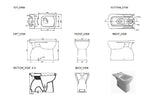 Porta 205N Floor-Mounted Two-Piece WC