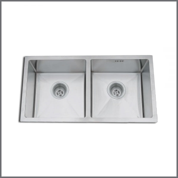 54HM Double Bowl, DIMENSIONS: 18″ X 36″ | Kitchen Sink