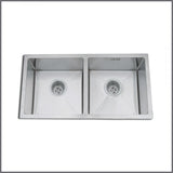54HM Double Bowl, DIMENSIONS: 18″ X 36″ | Kitchen Sink