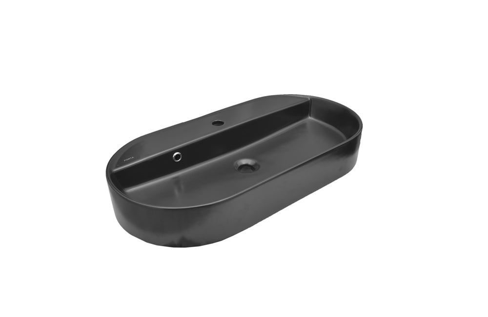 Porta 076MB Matte Black Art Vanity Washbasin