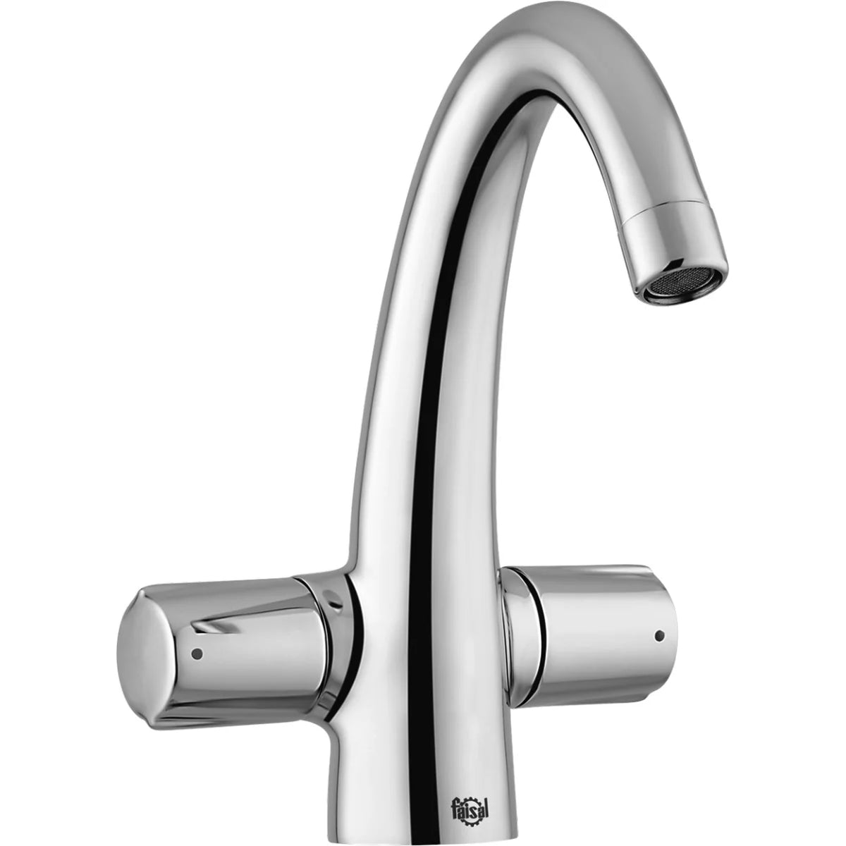 Falcon Series Quarter Round Basin Mixer – Quick Action - Faisal Sanitary