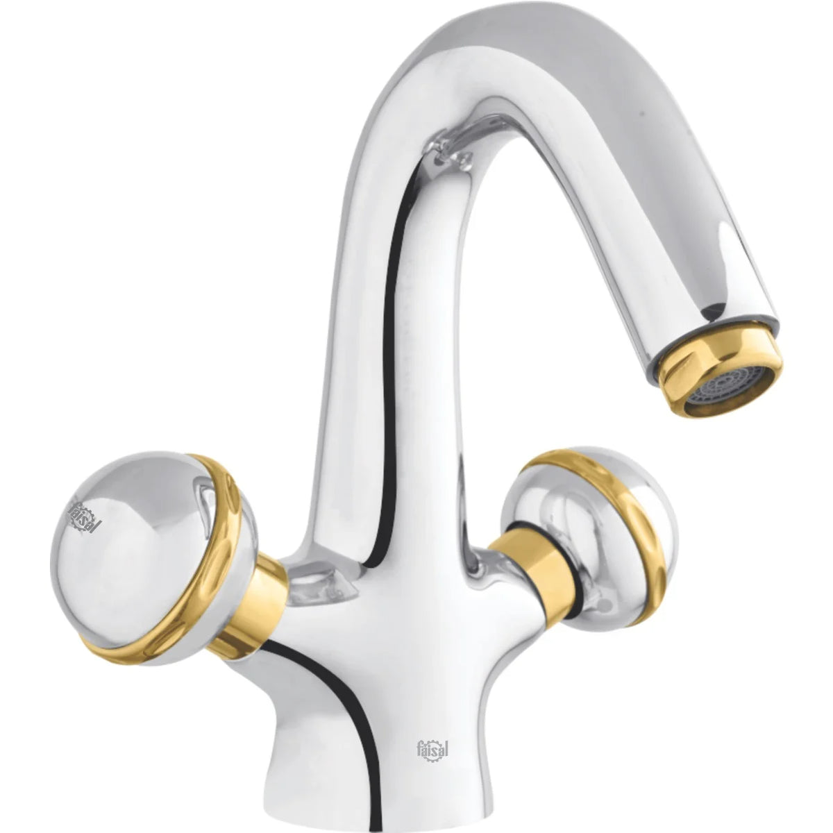 Galaxy Series Full Round Basin Mixer – Universal Fit  - Faisal Sanitary