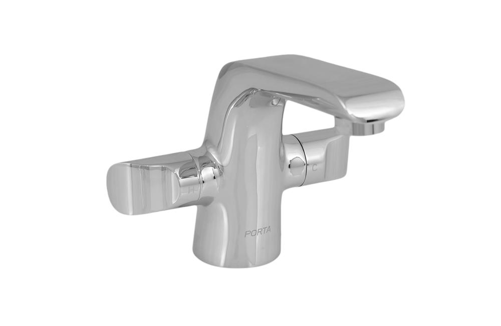 Porta Double Knob Basin Mixer | HDA3581M