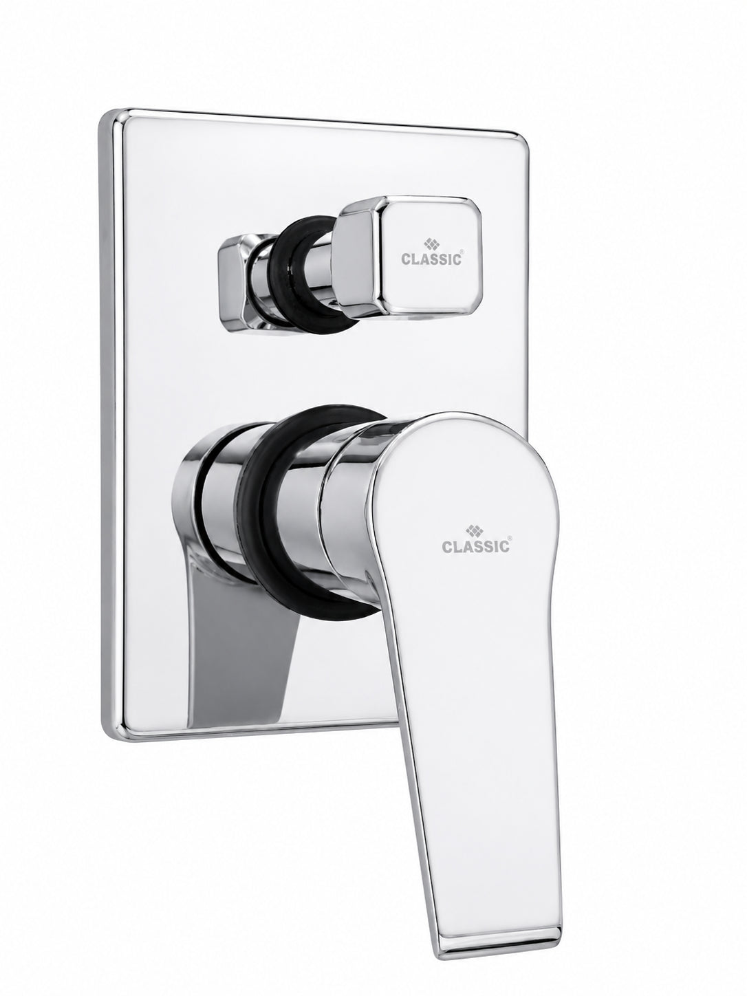 CLASSIC CONCEALED BATH MIXER & SQUARE PLATE