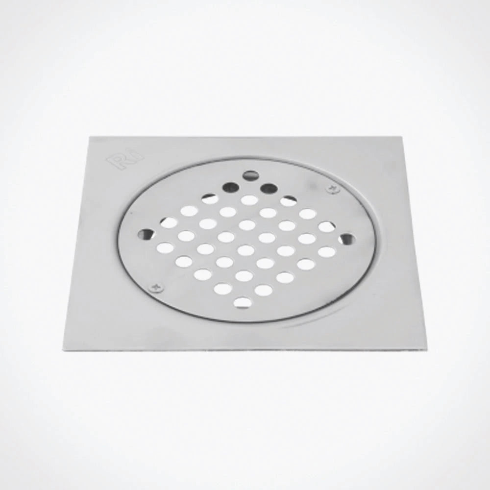 Stainless Steel Double-Screw Secure Floor Waste (6x6)
