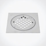 Stainless Steel Double-Screw Secure Floor Waste (6x6)