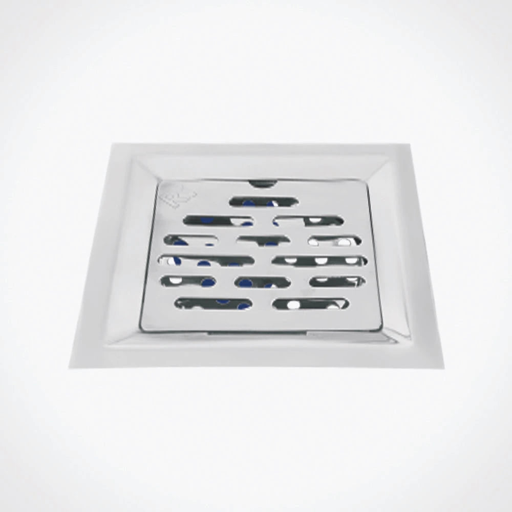 Square-Wave Designer Stainless Steel Floor Waste (6x6)