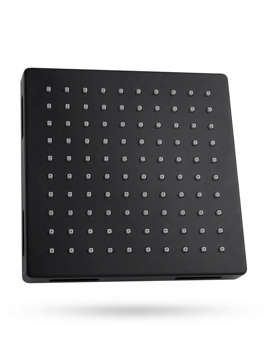 SS201 Rain Shower 12”x12” Matt Black
