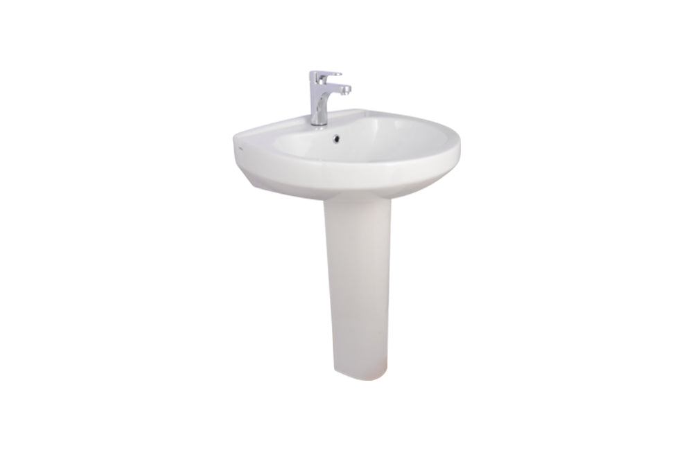 Porta HD19 Full Pedestal Washbasin