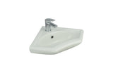 Porta HD1 Corner Washbasin with Pedestal