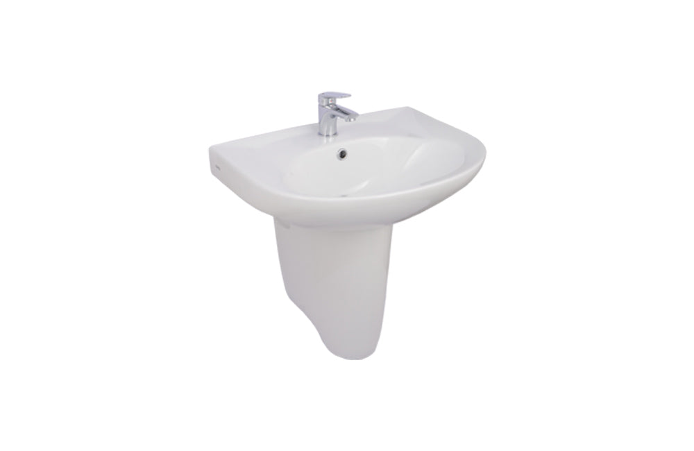 Porta HDLP203AH Half Pedestal Washbasin