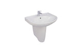 Porta HDLP203AH Half Pedestal Washbasin