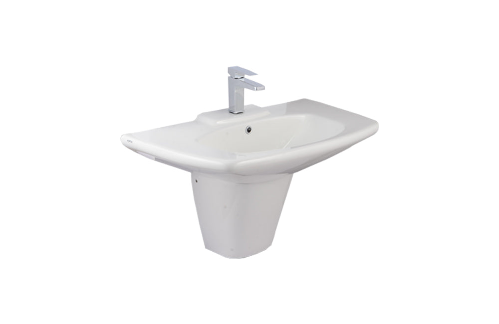 Porta HDLP311H Half Pedestal Washbasin