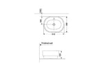 Porta HDA025 Circular Art Vanity Washbasin