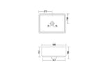Porta HDA029 Contemporary Oval Art Basin