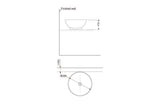 Porta HDL408 Square Art Vanity Washbasin