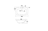 Porta HD18 Over Counter Basin