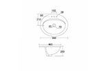Porta HD3 Over Counter Basin