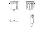 Porta HDPT700 Squatting Pan & Cistern Set