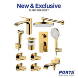 Premium Shiny Gold Round Series – 10-Piece Luxury Suite - Porta Series Set