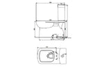 Porta HD200N Heavy-Duty Two-Piece WC